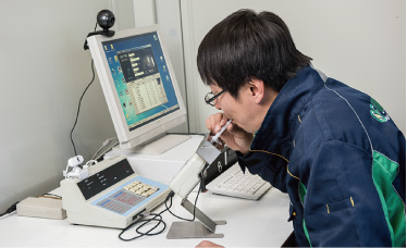 アルコール測定の実施